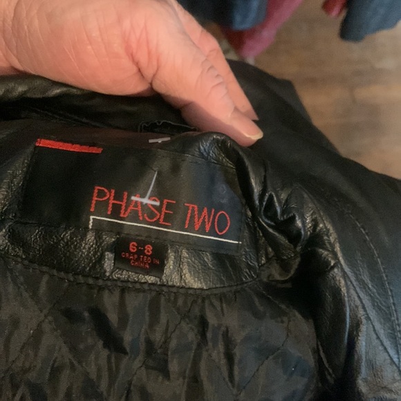 Phase Two Ladies Leather Jacket - Picture 4 of 4